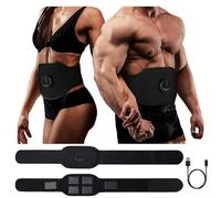 Ultra Neurotone Stimulator, Next Gen Ultra Muscle Fitness Ab Belt with 12 Modes & 19 Intensity Levels, Ab Belt Toningbelt for Belly Fat, Men's Abdominalbelt for Abs,Arm,Legs (1pc-abdomen)