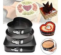 Ultra Non Stick Baking SPRINGFORM Cake TINS -Cake Baking Tins, Baking Molds, Cheesecake, Sponge, (PK3 Mixed)