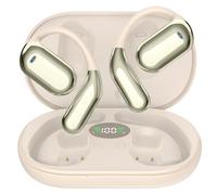 Ultra Open Ear Earbuds - Bone Conduction Headphones Wireless Bluetooth, Waterproof Deep Bass Earphones for Fitness and Running, Secure Fit for Small Ears, Sweat-Resistant for Workouts