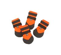 Ultra Paws Rugged Dog Boots and Paw Protectors for Small, Medium and Large Dogs Orange (Size 7)
