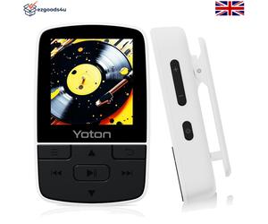 Ultra-Portable 64GB MP3 Player with Bluetooth - Perfect for Fitness Enthusiasts