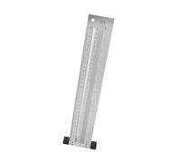 Ultra Precision Marking Ruler Less Steel Woodworking Scribing Ruler Gauging Tool12 Inches Professional Accessories (12 inches)