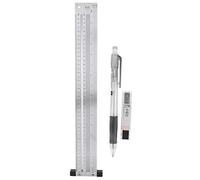Ultra Precision Marking Ruler Scribing Ruler Woodworking Scriber T-Type Ruler t ruler for woodworking Anti?Rust,Stainless Steel Woodworking Scribing Ruler Mechanical Pencils