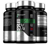 Ultra Premium Boswellia Serrata Capsules | 85% BOSWELLIC Acid | Highest Strength in The UK | Wildcrafted from India 1,000mg Concentrated Extract - 90 Vegan Capsules