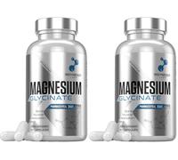 Ultra Premium Magnesium Glycinate Supplement (Pro Series Magnesium 1,500mg) Magnesium Bisglycinate 90 Vegan Magnesium Tablets (Pack of 2)