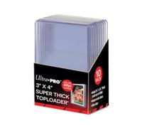 Ultra-Pro 159480 Toploader Game 3" X 4" Super Thick, 10 Pieces, Clear Color, 15286