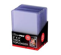 Ultra Pro 3" X 4" Super Thick 100PT Toploader 25ct