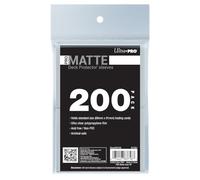 Ultra PRO - 200ct Clear PRO-Matte Standard Card Sleeve Deck Protector, Protect & Store Collectible Cards, Sports Cards, MTG, D&D Cards, Sized to Fit Standard Size Cards, High Clarity Matte Finish