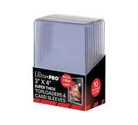 Ultra Pro 3 X 4 Super Thick 130PT Toploader with Thick Card Sleeves 10ct, Multi-Coloured,15281
