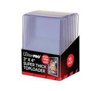 Ultra Pro 3" X 4" Super Thick 180Pt Toploader (10)