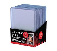 Ultra Pro 3 x 4 SUPER THICK Baseball Card Toploaders (Pack of 25-75 Thickness)