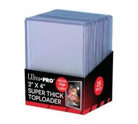 Ultra Pro 3 x 4 SUPER THICK Baseball Card Toploaders (Pack of 25-75 Thickness)