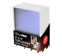 Ultra Pro 3" X 4" White Border Toploader 25ct
