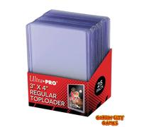 Ultra Pro 3"x4" Regular Top Loaders 25 Clear Rigid Card Holders for MTG Pokemon