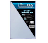 Ultra Pro 6" X 9" Toploader 25ct