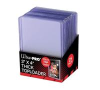 Ultra Pro 3" X 4" Action Packed 55Pt Toploader (25)