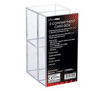 Ultra Pro 81251 Card Box 2 Compartment Clear