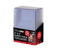 Ultra Pro 82327 3" x 4" Clear Super Thick 130PT Toploaders (10ct)