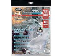 Ultra Pro - 9-Pocket 11-Hole Platinum Page (10 Pack)