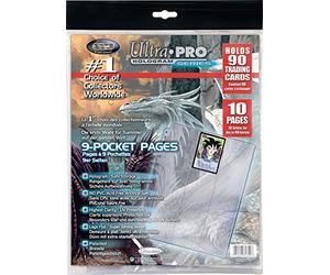 Ultra Pro - 9-Pocket 11-Hole Platinum Page (10 Pack)