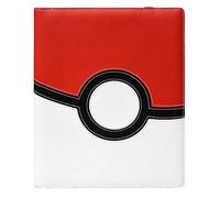 Ultra Pro E-85316 Pokemon Ultra Pro-9-Pocket Premium PRO Binder Poke Ball, Red/White