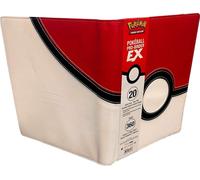 Ultra Pro E-85316 Pokemon Ultra Pro-9-Pocket Premium PRO Binder Poke Ball, Red/White