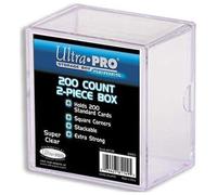 Ultra PRO All Team 2-Piece Storage Box, 200 Count, Clear,81149