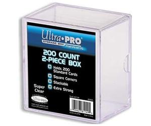 Ultra PRO All Team 2-Piece Storage Box, 200 Count, Clear,81149