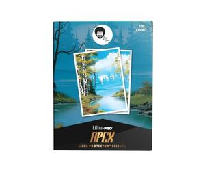 Ultra PRO - Bob Ross Lakeside Path 105ct APEX™ Deck Protector Sleeves, Bob Ross Collectibles, Art-Themed Card Sleeves, Trading Card Accessories, Vibrant Card Sleeves