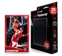 Ultra Pro CardPreserver 25-Pack Transparent Collector Trading Card Protective Sleeves - Acid-Free, PVC-Free Polypropylene, 720° Security, Easy Loading