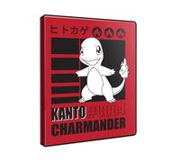Ultra PRO - Charmander 4-Pocket Portfolio for Pokémon | Pokémon card binder, trading card organizer, TCG storage portfolio, collectible card holder, card sleeve, collector gift