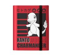 Ultra PRO - Charmander 9-Pocket PRO-Binder for Pokémon | Pokémon card binder Charmander PRO-Binder 9-Pocket trading card album elastic strap portfolio side-loading 360-card storage collectible