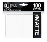 Eclipse Matte Standard Card Sleeves: Arctic White (100)
