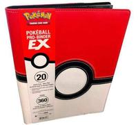 Ultra Pro E-85316 Pokemon Ultra Pro-9-Pocket Premium PRO Binder Poke Ball, Red/White