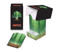 Ultra Pro E-86535 Full-View Deck Box with Tray MTG: Mana 5 Forest, Adults Unisex, Green, 12x8x3