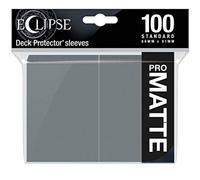 Eclipse Matte Standard Sleeves (100) - Smoke Grey