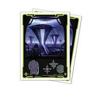 Ultra PRO - Edge of Eternities 105ct Apex Deck Protector Sleeves Black Mythic fo