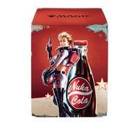 Ultra Pro - Fallout Alcove Flip Deck Box - Nuka Cola Pinup - for Magic: The Gathering, Trading Gaming card merchandise storage protection Deck box collection organizer accessories
