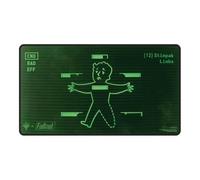 Ultra PRO - Fallout Black Stitched Playmat - Inventory Management - for Magic: The Gathering, Limited Edition Collectible Trading Tabletop Gaming Essentials Accessory Supplies