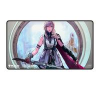 Ultra PRO - Final Fantasy x Universes Beyond Lightning, Army of One Black Stitched Playmat for Magic: The Gathering | Card Game Playmat, Final Fantasy Collectibles, Desk Mat Mousepad