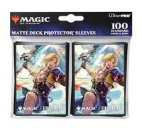 Ultra PRO - Final Fantasy x Universes Beyond Tidus (Commander) 100ct Deck Protector Sleeves for Magic: The Gathering | Trading Card Accessories, Collectible Card Game Gear, Final Fantasy Collectibles