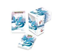 Ultra Pro Pokemon Gallery Series Frosted Forest Full View Deck Box - Holds 75 Standard Size Cards Double-Sleeved, Includes Matching Deck Divider, Self-Locking Lid, Archival-Safe Materials, Ages 216+