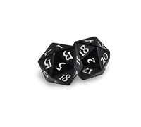 Ultra Pro Heavy Metal D20 Dice - Black Magic