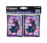 Ultra Pro Mtg Aetherdrift Deck Protector Sleeves Commander Featuring Saheeli, Radiant Creator (100)