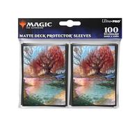 Ultra Pro - Magic The Gathering: Bloomburrow 100ct Deck Protector® MTG Sleeves Featuring Season Lands: Three Tree Summer, Protect and Store MTG Cards, Standard Size Card Sleeves