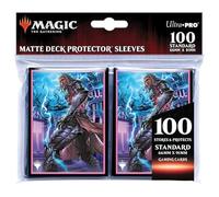 Ultra PRO Magic: The Gathering - Kamigawa Neon Dynasty 100ct Card Sleeves Featuring Tezzeret - Protect Your Cards with ChromaFusion Technology and Always Be Ready for Battle