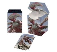 Ultra Pro - Magic: The Gathering Phyrexia All Will Be One - 100+ Card Deck Box (Ixhel, Scion of Atraxa) Protect & Store Collectible Cards, Trading Cards, & Gaming Cards, Self Locking Lid Deck Box