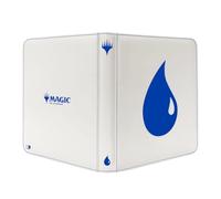 Ultra PRO - Mana 8 12-Pocket Zip PRO-Binder - Island for Magic: The Gathering, Holds & Protects 480 Standard Sized Cards, Collector's Edition Durable Trading Secure Side-Loading Pocket Binder