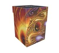 Ultra Pro - Modern Horizons 3 Ruby Medallion 100+ Deck Box® for Magic: The Gathering, Standard Size Organizer Double-sleeved Card Protector Self-locking lid Deck Box