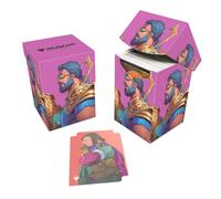 Ultra Pro - Modern Horizons 3 Satya, Aetherflux Genius 100+ Deck Box® for Magic: The Gathering, Standard Size Organizer Double-sleeved Card Protector Self-locking lid Deck Box